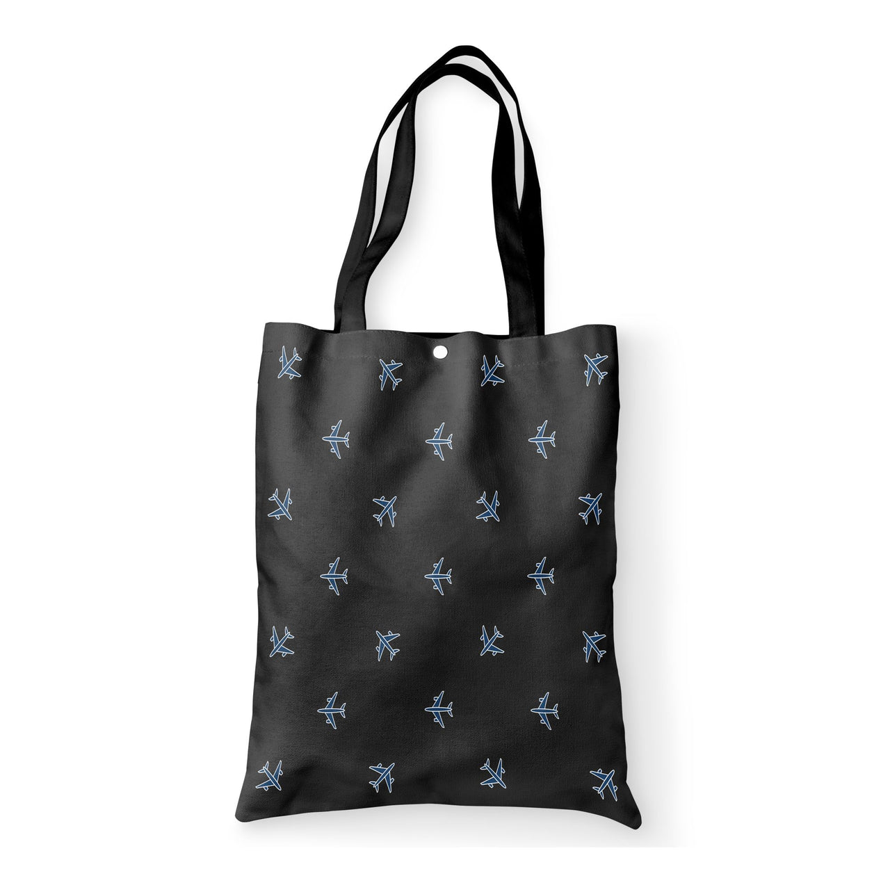 Nice Airplanes (Gray) Designed Tote Bags