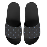 Thumbnail for Nice Airplanes (Gray) Designed Sport Slippers
