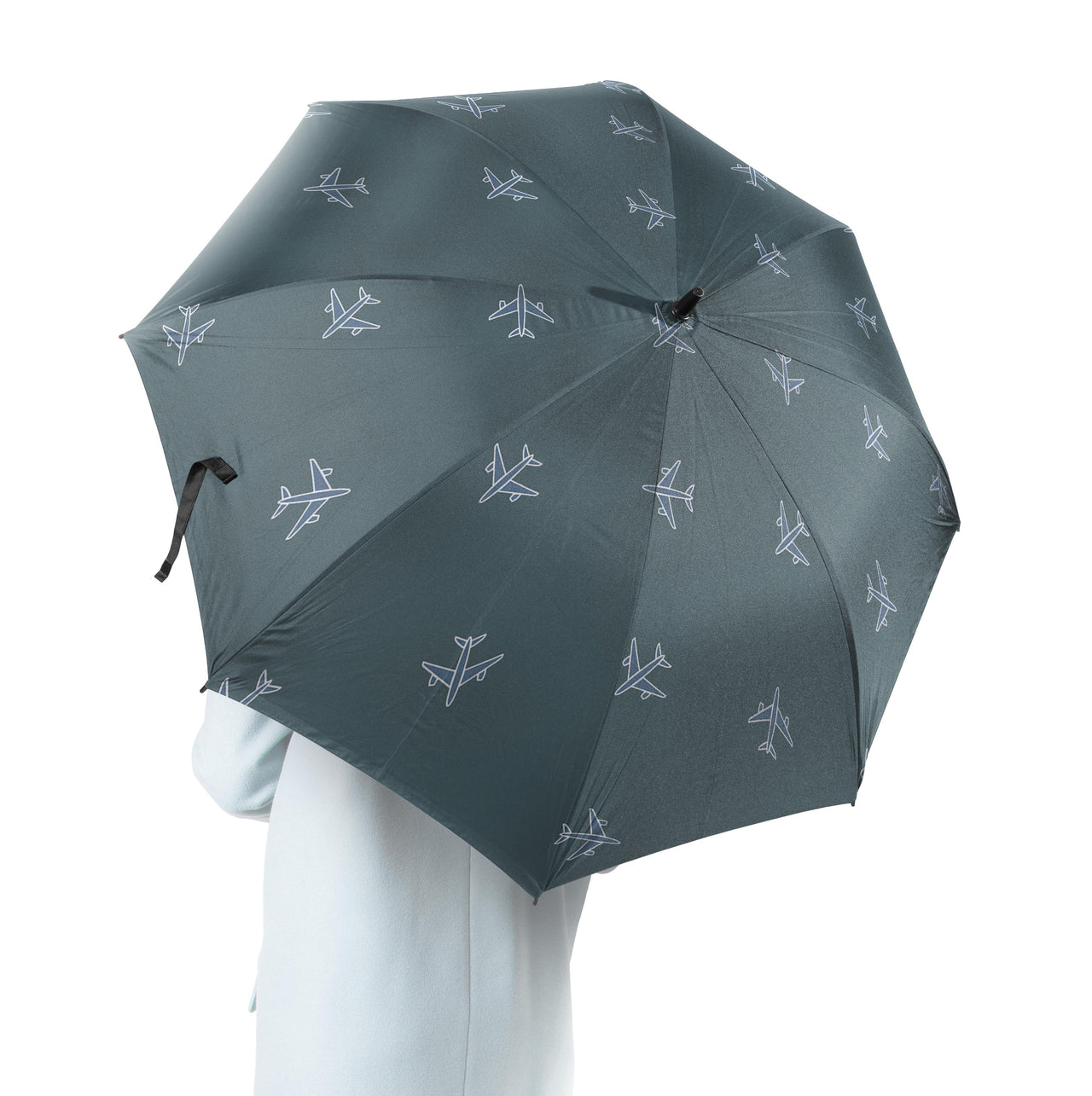 Nice Airplanes (Green) Designed Umbrella
