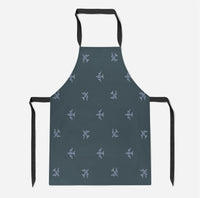 Thumbnail for Nice Airplanes (Green) Designed Kitchen Aprons