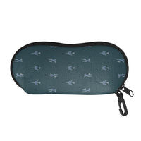 Thumbnail for Nice Airplanes (Green) Designed Glasses Bag