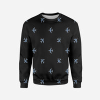 Thumbnail for Nice Airplanes (Black) Printed 3D Sweatshirts