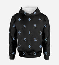 Thumbnail for Nice Airplanes (Black) Printed 3D Hoodies