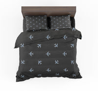 Thumbnail for Nice Airplanes (Black) Designed Bedding Sets