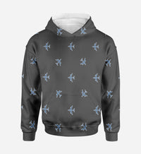 Thumbnail for Nice Airplanes (Gray) Printed 3D Hoodies