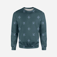 Thumbnail for Nice Airplanes (Green) Printed 3D Sweatshirts