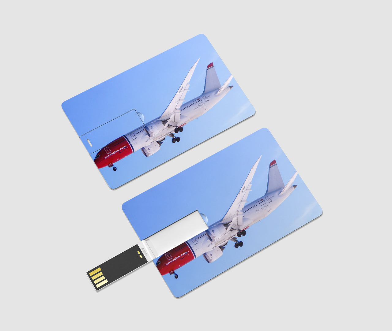 Norwegian Boeing 787 Designed USB Cards