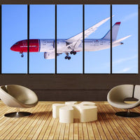 Thumbnail for Norwegian Boeing 787 Printed Canvas Prints (5 Pieces) Aviation Shop 