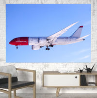 Thumbnail for Norwegian Boeing 787 Printed Canvas Posters (1 Piece) Aviation Shop 