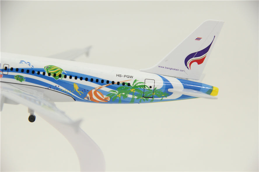 Bangkok Airways Airbus A320 Airplane Model (20CM)