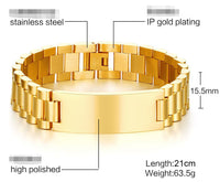 Thumbnail for Super Quality Customizable Stainless Steel Chain Bracelets