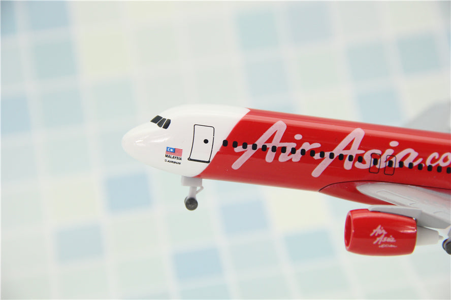 Malaysia AirAsia Airbus A320 Airplane Model (20CM)