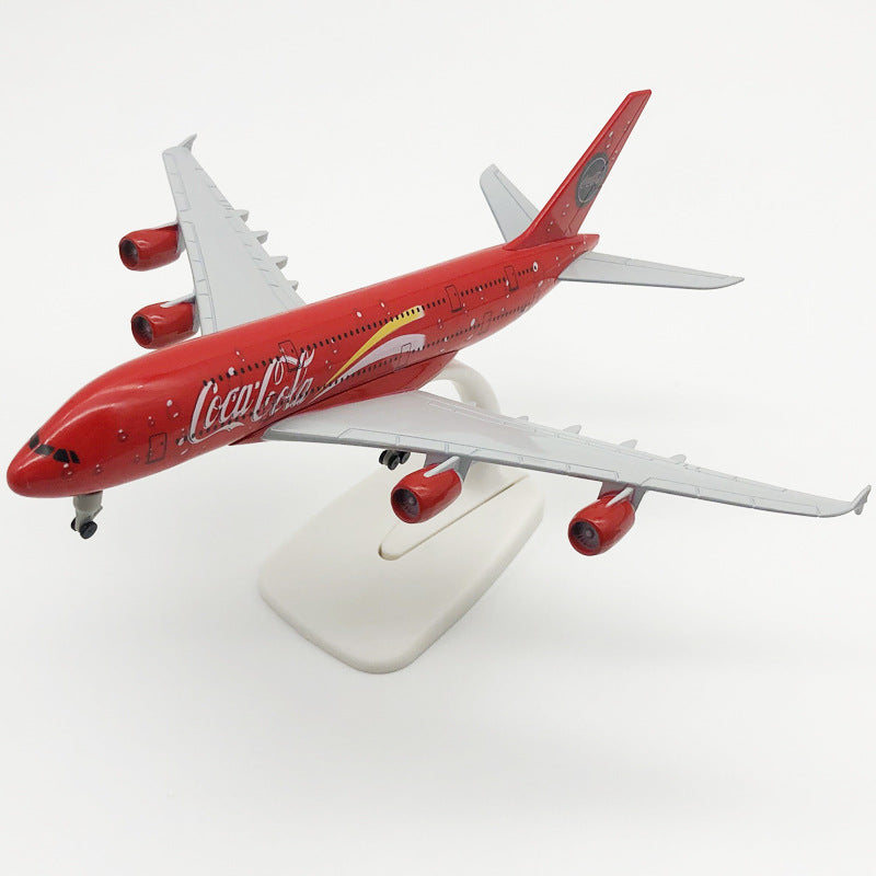 Airbus A380 (Coca-Cola Livery) Airplane Model (20CM)