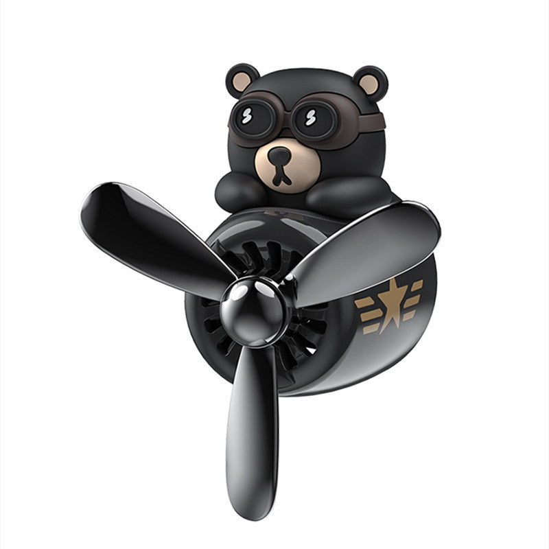 Fighter Pilot Brown Bear Designed Super Cool Car Air Freshener