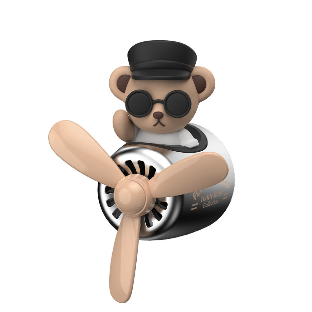 Fighter Pilot Brown Bear Designed Super Cool Car Air Freshener
