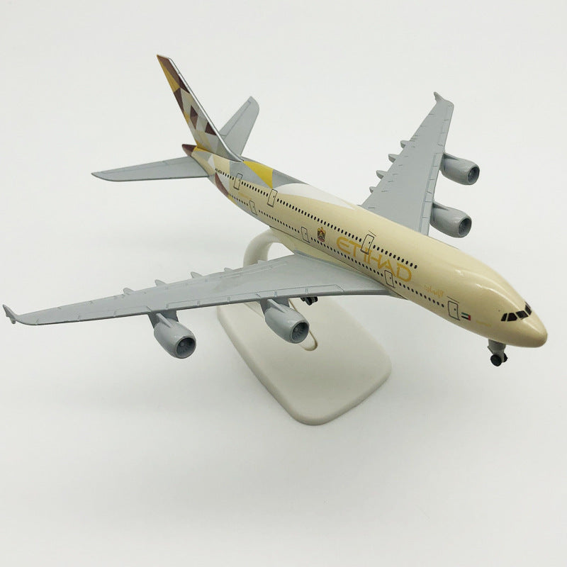 Etihad Airways Airbus A380 Airplane Model (20CM)