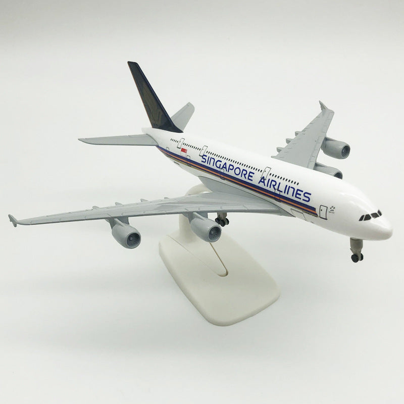 Singapore Airlines (2) Airbus A320 Airplane Model (20CM)