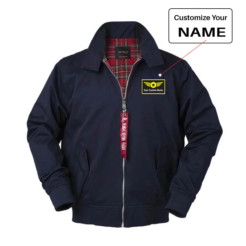 Custom Name (Special Badge) Designed Vintage Style Jackets