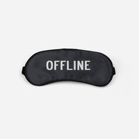 Thumbnail for Offline Sleep Masks Aviation Shop Black Sleep Mask 