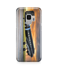 Thumbnail for Old Airplane Parked During Sunset Printed Samsung J Cases
