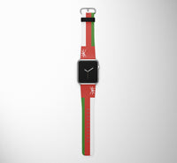Thumbnail for Oman Flag Designed Leather Apple Watch Straps