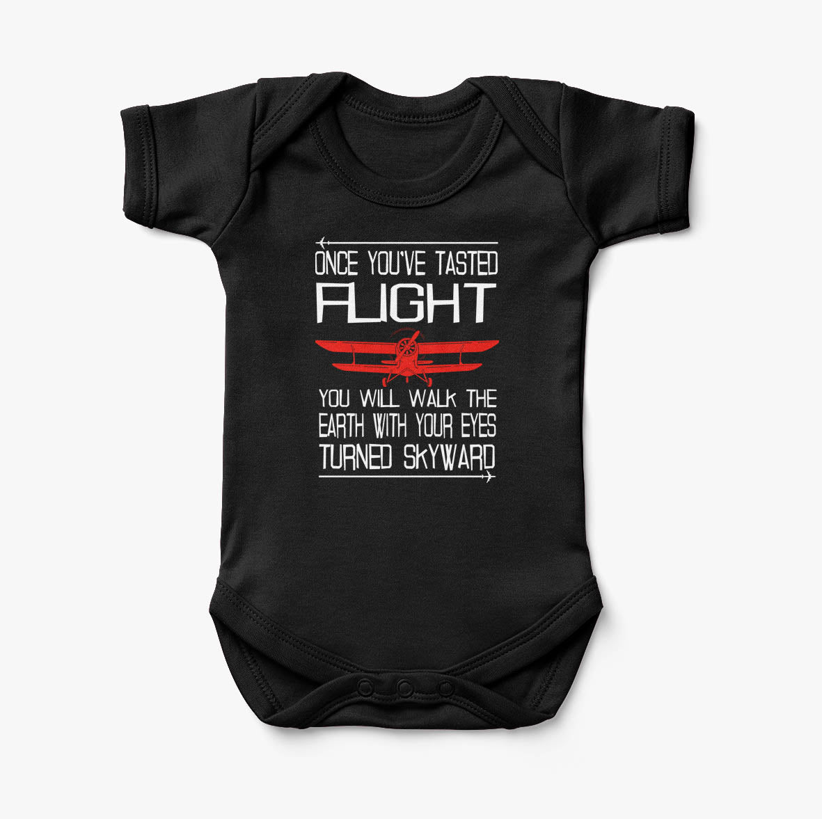 Once You've Tasted Flight Designed Baby Bodysuits
