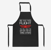 Thumbnail for Once You've Tasted Flight Designed Kitchen Aprons