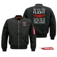 Thumbnail for Once You've Tasted Flight Designed Pilot Jackets (Customizable)