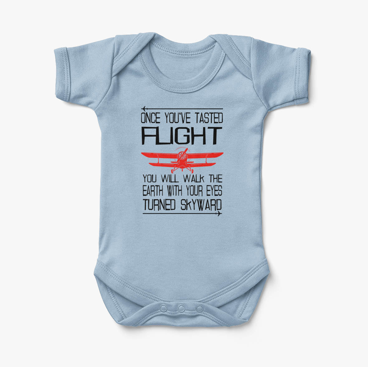 Once You've Tasted Flight Designed Baby Bodysuits