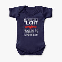 Thumbnail for Once You've Tasted Flight Designed Baby Bodysuits