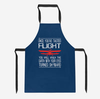 Thumbnail for Once You've Tasted Flight Designed Kitchen Aprons