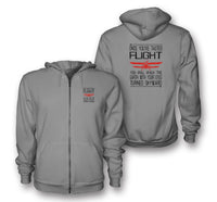 Thumbnail for Once You've Tasted Flight Designed Zipped Hoodies