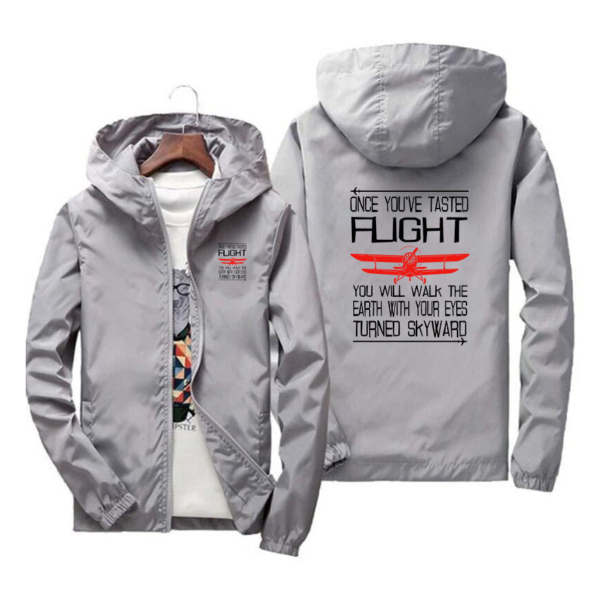 Once You've Tasted Flight Designed Windbreaker Jackets