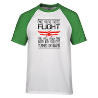 Thumbnail for Once You've Tasted Flight Designed Raglan T-Shirts