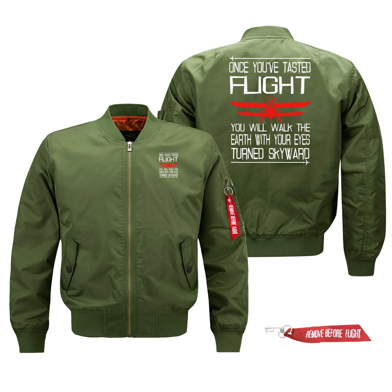 Once You've Tasted Flight Designed Pilot Jackets (Customizable)