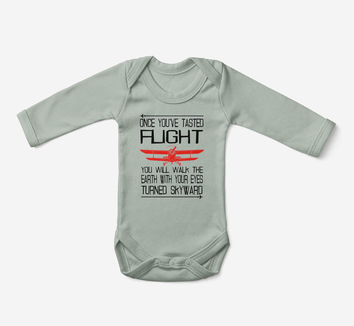 Once You've Tasted Flight Designed Baby Bodysuits