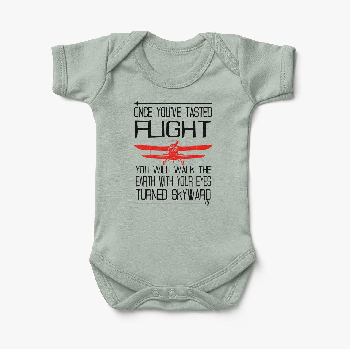 Once You've Tasted Flight Designed Baby Bodysuits