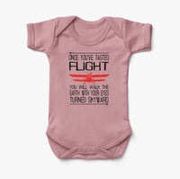 Thumbnail for Once You've Tasted Flight Designed Baby Bodysuits