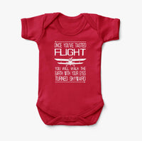 Thumbnail for Once You've Tasted Flight Designed Baby Bodysuits