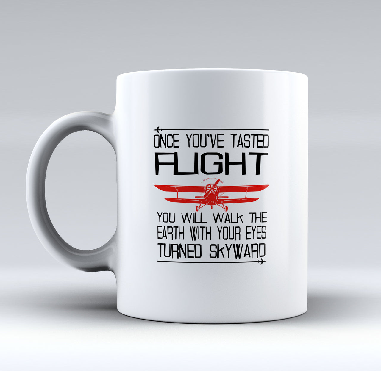 Once You've Tasted Flight Designed Mugs