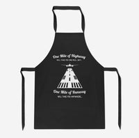 Thumbnail for One Mile of Runway Will Take you Anywhere Designed Kitchen Aprons