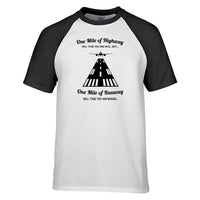 Thumbnail for One Mile of Runway Will Take you Anywhere Designed Raglan T-Shirts