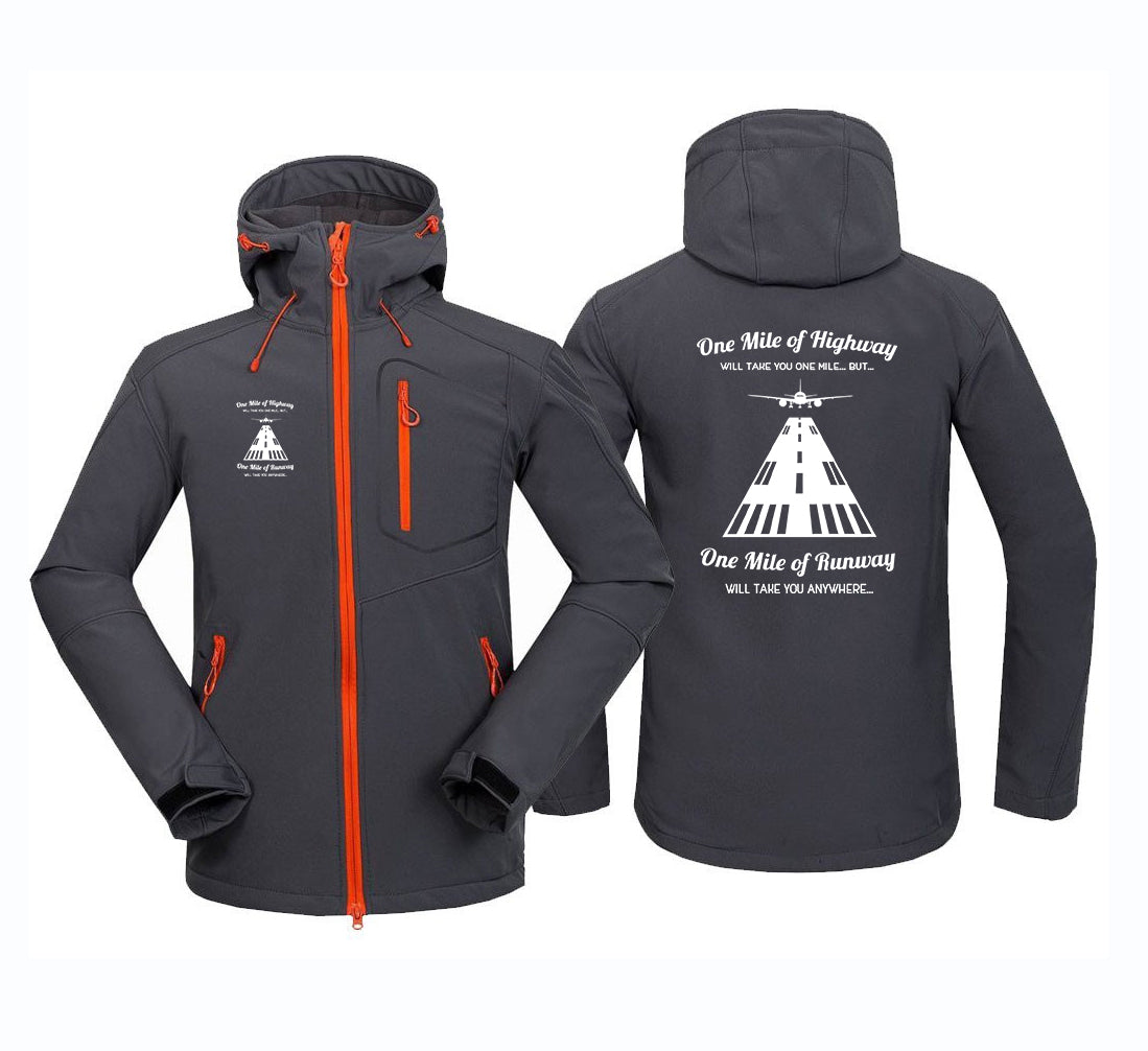 One Mile of Runway Will Take you Anywhere Polar Style Jackets