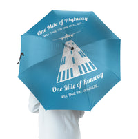 Thumbnail for One Mile of Runway Will Take you Anywhere Designed Umbrella