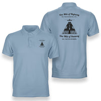 Thumbnail for One Mile of Runway Will Take you Anywhere Designed Double Side Polo T-Shirts