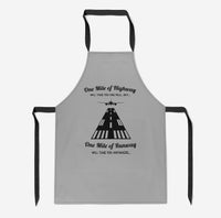 Thumbnail for One Mile of Runway Will Take you Anywhere Designed Kitchen Aprons