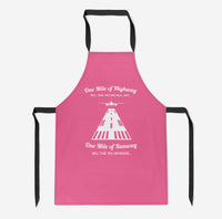 Thumbnail for One Mile of Runway Will Take you Anywhere Designed Kitchen Aprons
