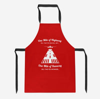 Thumbnail for One Mile of Runway Will Take you Anywhere Designed Kitchen Aprons