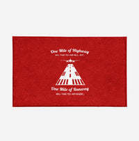 Thumbnail for One Mile of Runway Will Take you Anywhere Designed Door Mats