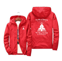 Thumbnail for One Mile of Runway Will Take you Anywhere Designed Windbreaker Jackets